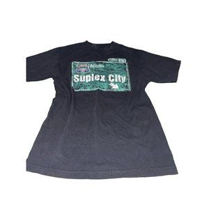 WWE Authentic Brock Lesnar Suplex City Short Sleeve Top Shirt Mens Size Medium M